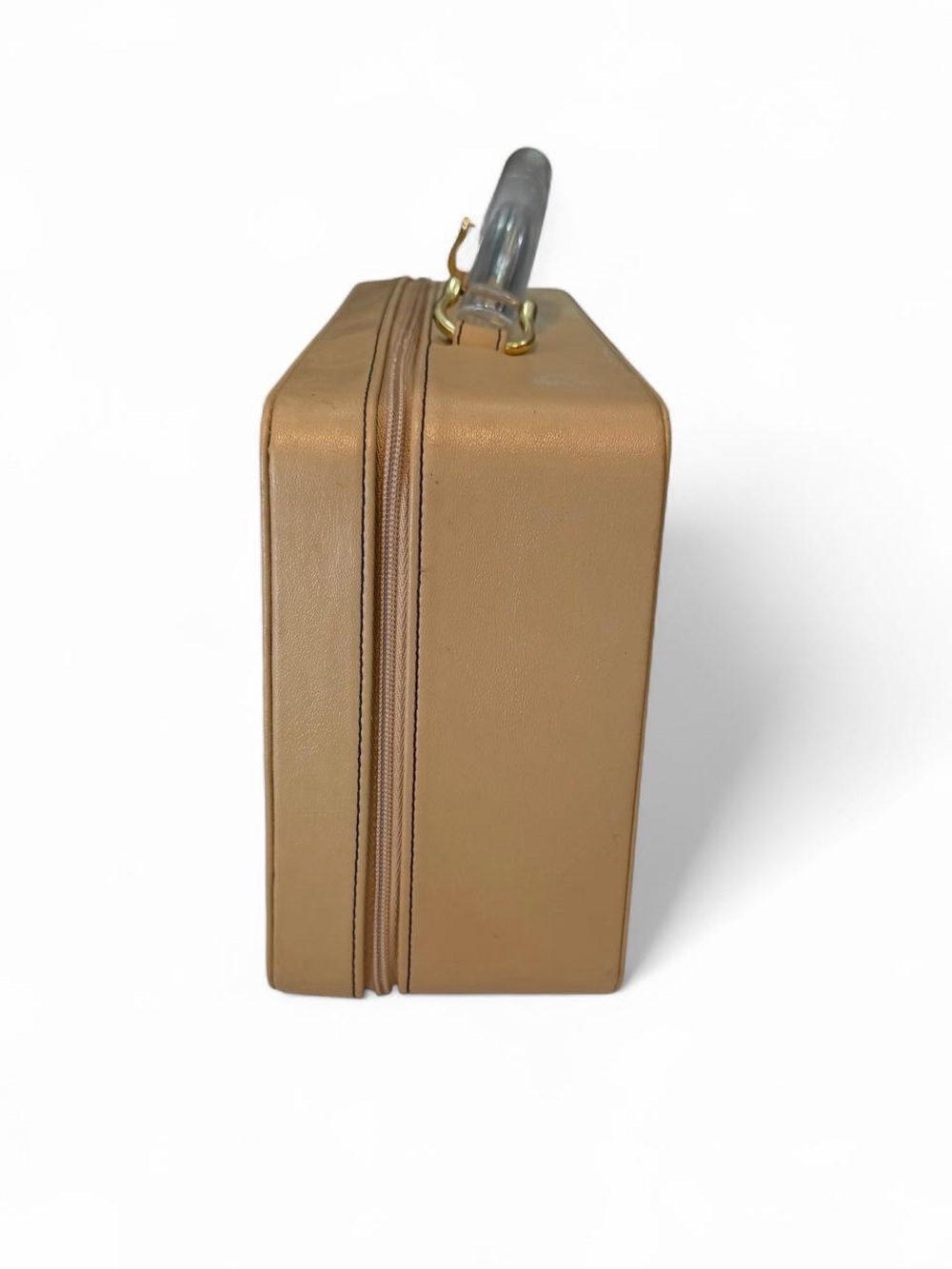 Vintage Estee Lauder Cosmetic Case with Clear Handle and Gold Hardware - Picture 6 of 8